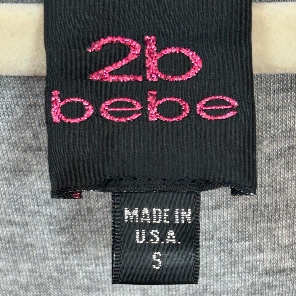 bebe vintage Y2K short capped-sleeve fitted dress snatched office siren Small - Picture 5 of 6
